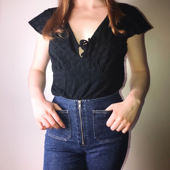 Calvin Klein Jeans Tops - Calvin Klein Eyelet Top